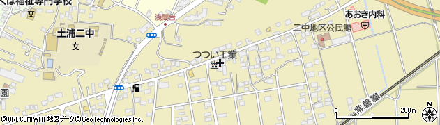 茨城県土浦市木田余880周辺の地図