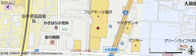 サーティワンアイスクリームエルパ福井店周辺の地図