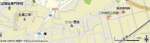 茨城県土浦市木田余2554周辺の地図