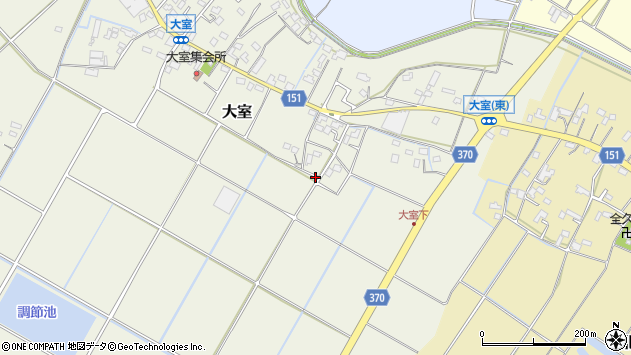 〒347-0027 埼玉県加須市大室の地図