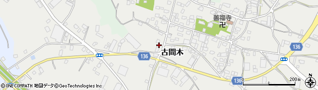 茨城県常総市古間木1199周辺の地図