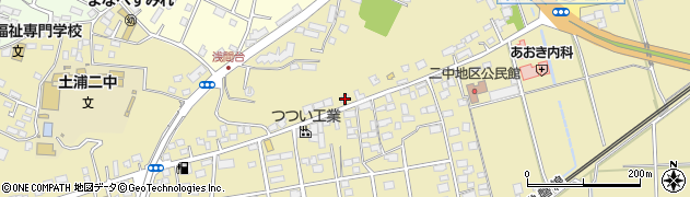 茨城県土浦市木田余2550周辺の地図