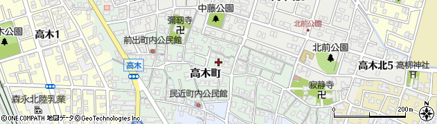 福井県福井市高木町76周辺の地図