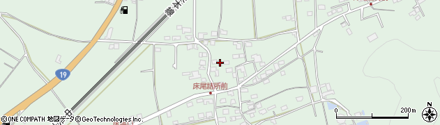 長野県塩尻市床尾1758周辺の地図
