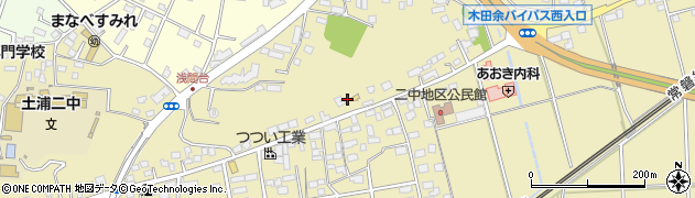 茨城県土浦市木田余2545周辺の地図