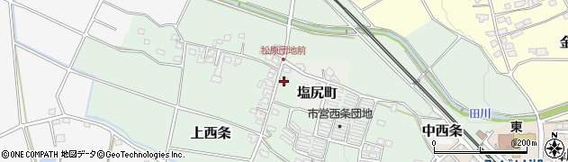 長野県塩尻市上西条121周辺の地図