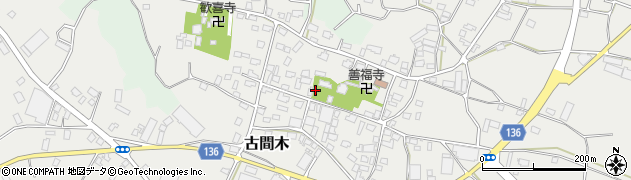 茨城県常総市古間木422周辺の地図