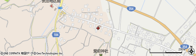 武田郵便局周辺の地図