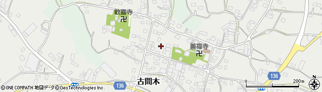 茨城県常総市古間木411周辺の地図