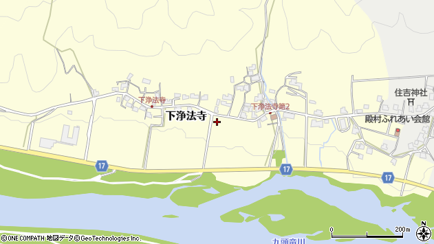 〒910-1202 福井県吉田郡永平寺町下浄法寺の地図
