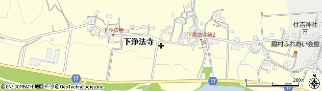 福井県永平寺町（吉田郡）下浄法寺周辺の地図