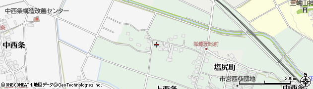 長野県塩尻市上西条103周辺の地図