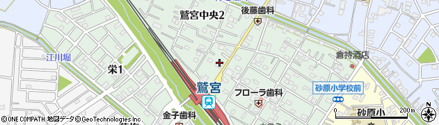 埼玉りそな銀行鷲宮支店周辺の地図