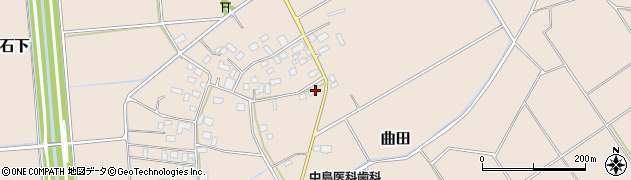 茨城県常総市曲田459周辺の地図