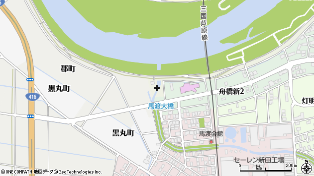 〒910-0061 福井県福井市舟橋新町の地図