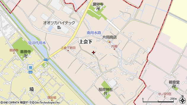 〒365-0012 埼玉県鴻巣市上会下の地図