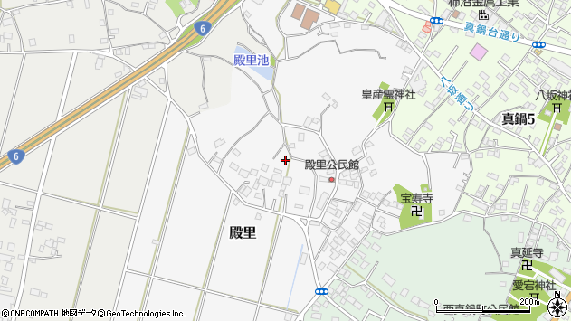〒300-0055 茨城県土浦市殿里の地図
