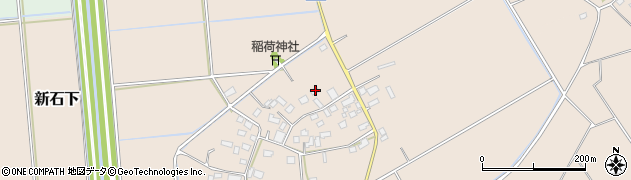 茨城県常総市曲田374周辺の地図
