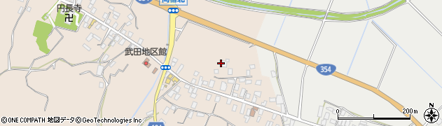 茨城県行方市両宿周辺の地図