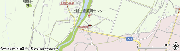 長野県塩尻市上組1109周辺の地図
