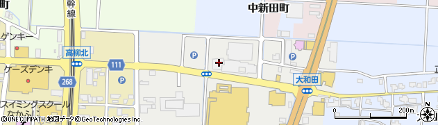 福井新聞社　論説室周辺の地図