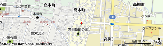 福井県福井市高柳町周辺の地図