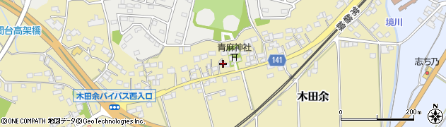 茨城県土浦市木田余2461周辺の地図
