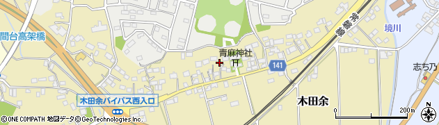 茨城県土浦市木田余2465周辺の地図