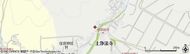 福井県永平寺町（吉田郡）上浄法寺周辺の地図