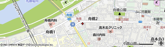 中藤島郵便局 ＡＴＭ周辺の地図