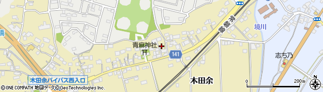 茨城県土浦市木田余2451周辺の地図