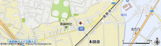 茨城県土浦市木田余2439周辺の地図