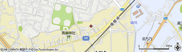 茨城県土浦市木田余2436周辺の地図