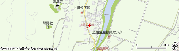 長野県塩尻市上組1156周辺の地図