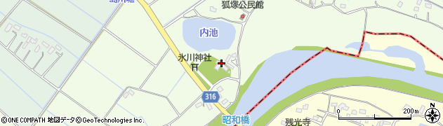 高秀寺周辺の地図