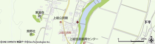 長野県塩尻市上組1181周辺の地図