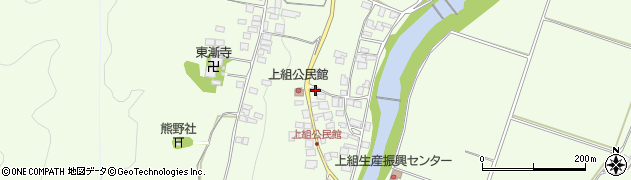 長野県塩尻市上組1152周辺の地図