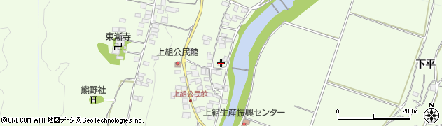 長野県塩尻市上組1187周辺の地図