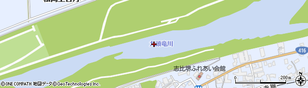 九頭竜川周辺の地図