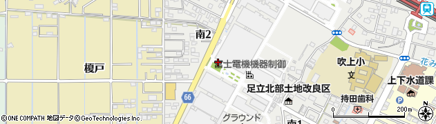 行田東松山線周辺の地図