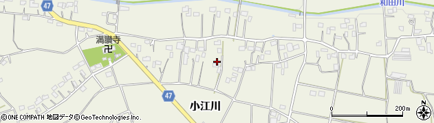 埼玉県熊谷市小江川871-1周辺の地図