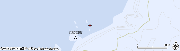隠岐国賀海岸周辺の地図
