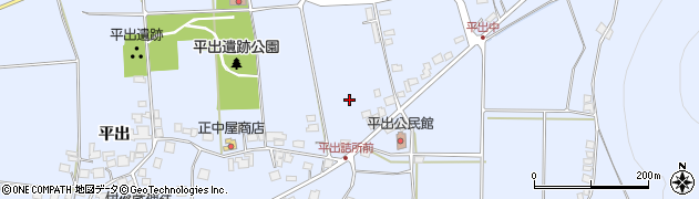長野県塩尻市平出周辺の地図