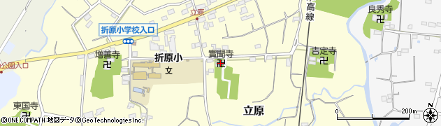 実聞寺周辺の地図