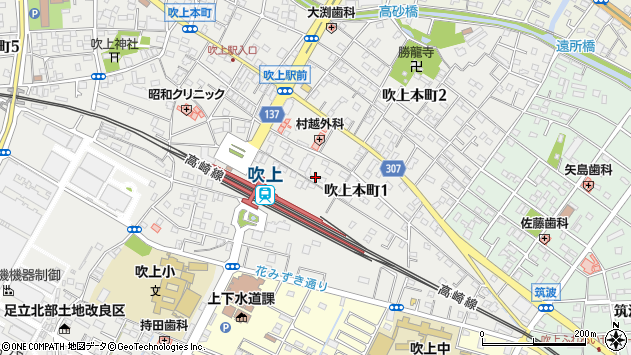 〒369-0115 埼玉県鴻巣市吹上本町の地図