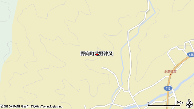 〒911-0017 福井県勝山市野向町横倉の地図