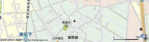 茨城県常総市東野原169周辺の地図
