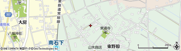 茨城県常総市東野原62周辺の地図