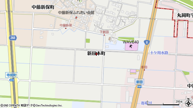 〒910-0812 福井県福井市新田本町の地図