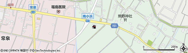 コスモ石油販売　セルフ加須周辺の地図